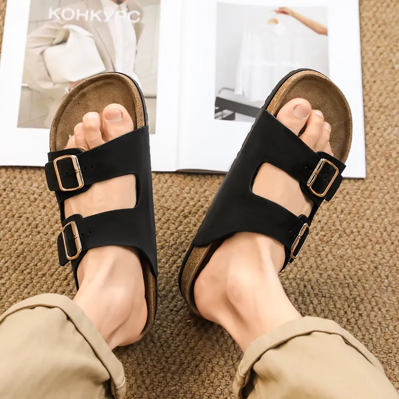 BOREE Slide Slippers Unisex Brown-7