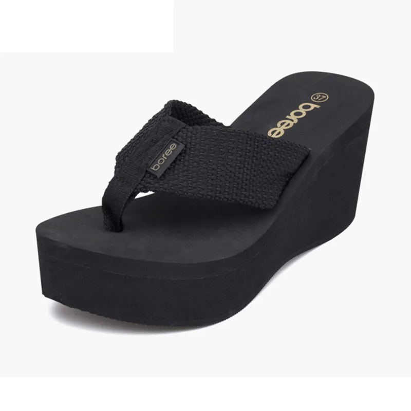 BOREE EVA Quiet Odor Resistant Abrasion Resistant Slip Resistant Flip Flops Women's-1
