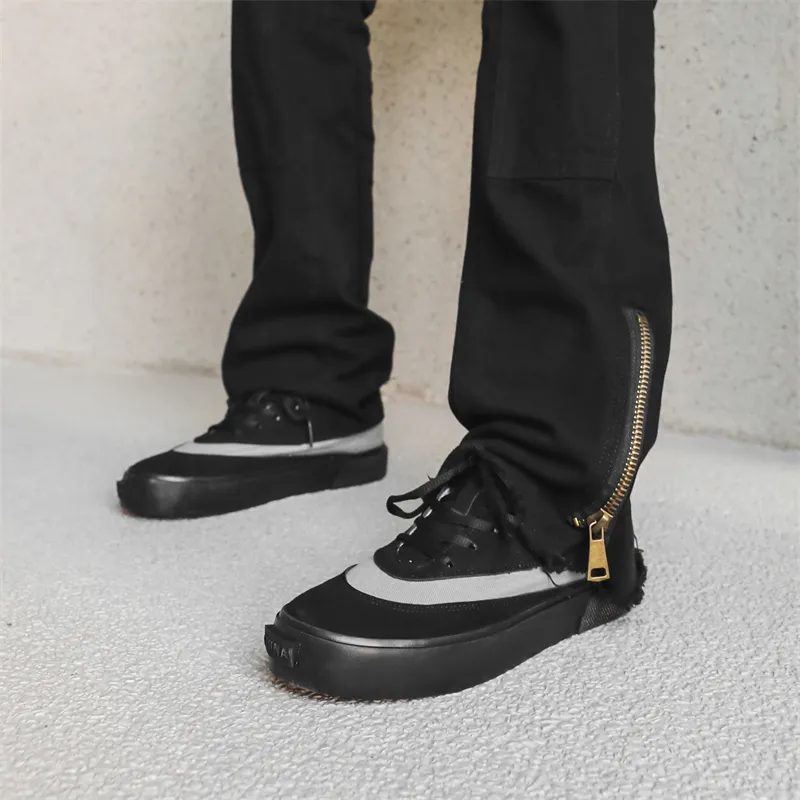 BOREE Anti Slip Wear Resistant Low Top Skateboard Shoes Men's-22