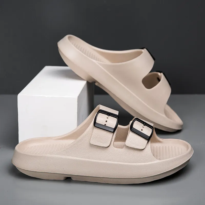 BOREE EVA Cut Out Quiet, Slip Resistant, Odor Resistant Slide Slippers Men's-7