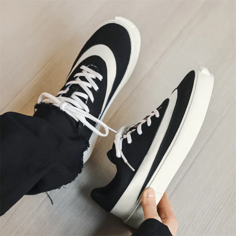 BOREE Anti Slip Wear Resistant Low Top Skateboard Shoes Men's-4