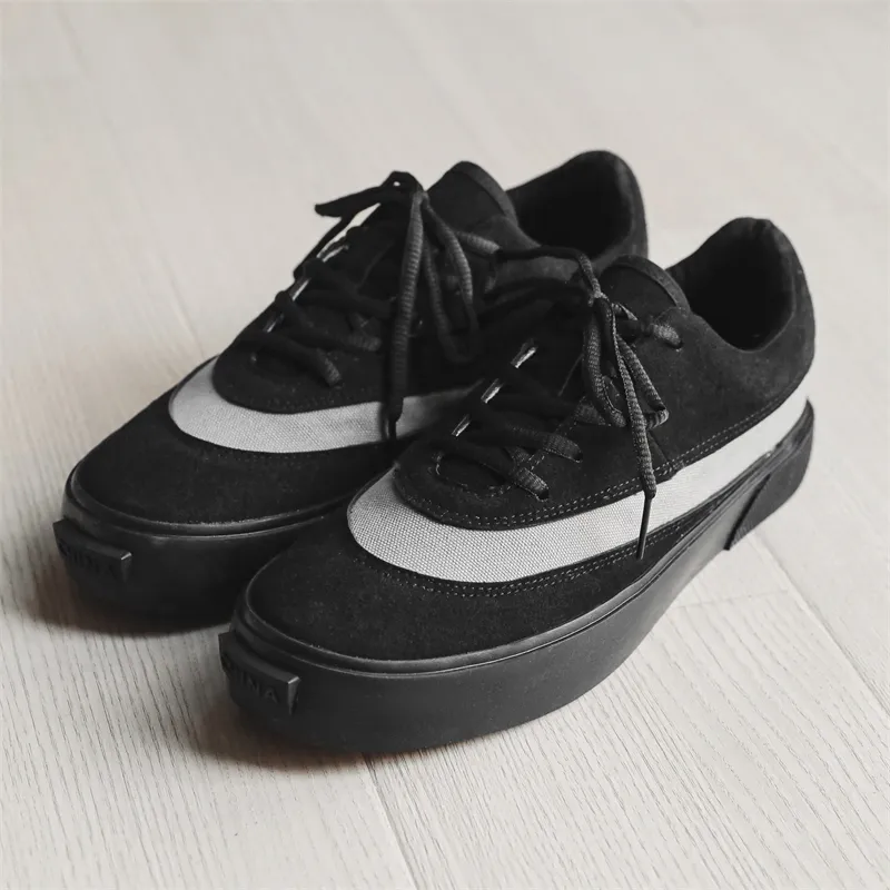 BOREE Anti Slip Wear Resistant Low Top Skateboard Shoes Men's-20