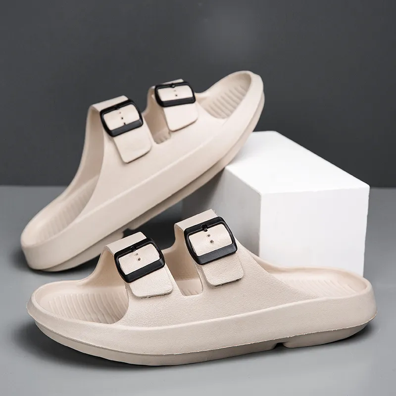 BOREE EVA Cut Out Quiet, Slip Resistant, Odor Resistant Slide Slippers Men's-9