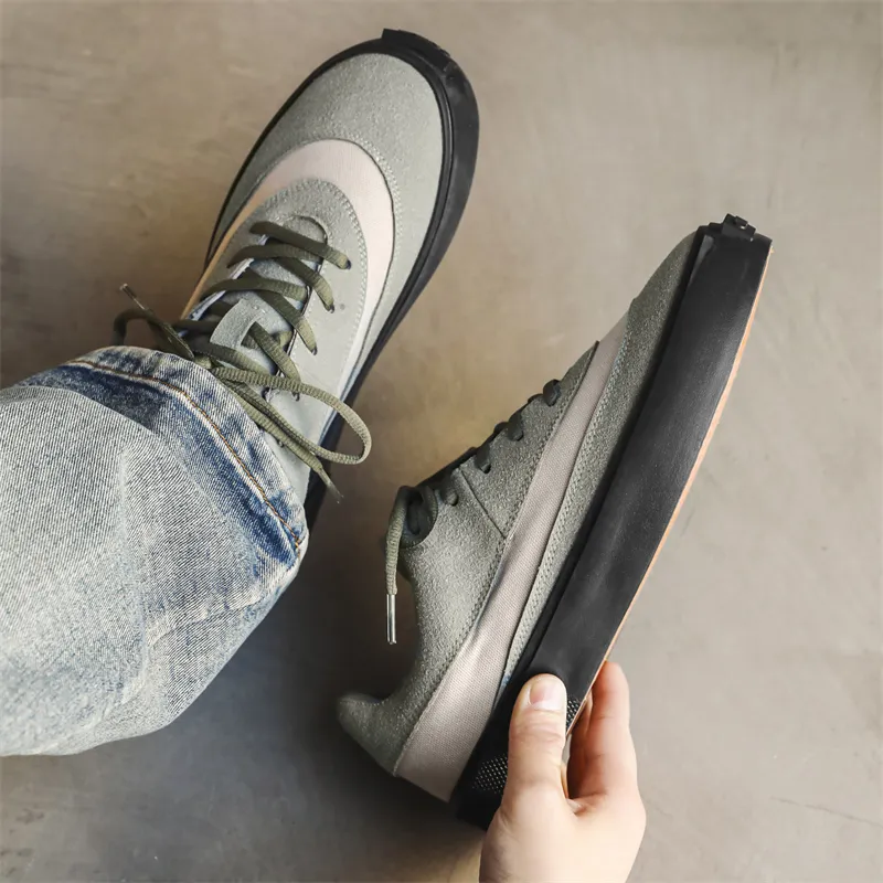 BOREE Anti Slip Wear Resistant Low Top Skateboard Shoes Men's-16