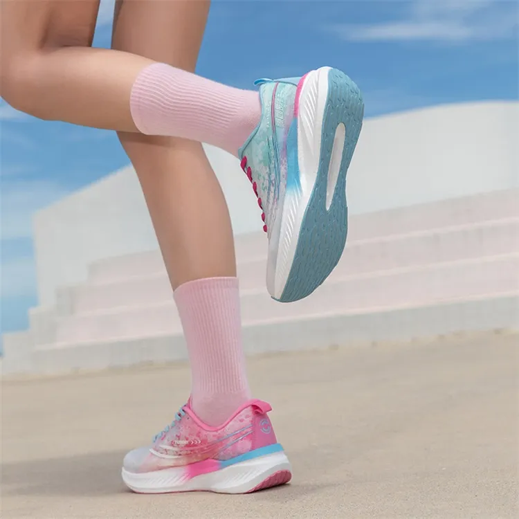 LPMX Running Shoes Women's Low Top New Pink Blue Mismatched/Qixi Festival Color Scheme-5