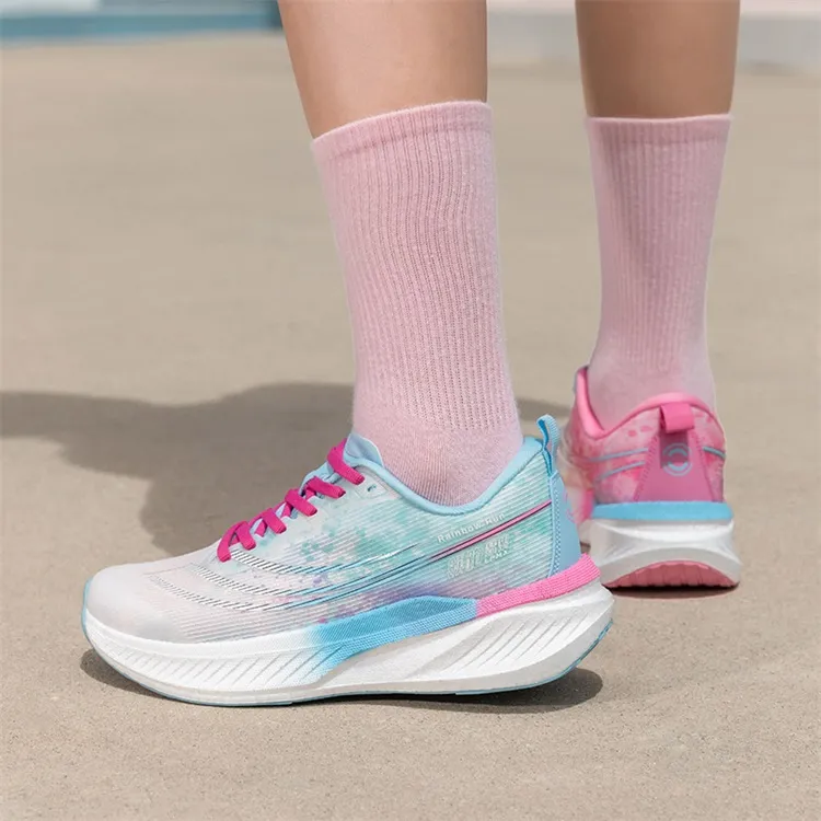 LPMX Running Shoes Women's Low Top New Pink Blue Mismatched/Qixi Festival Color Scheme-7
