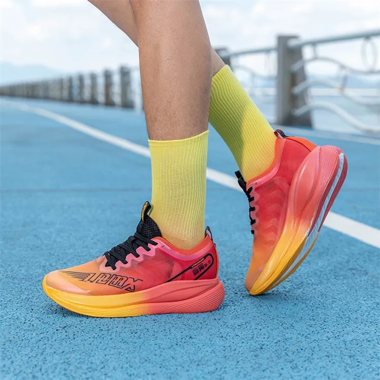 LPMX Running Shoes Unisex Low Top Lava Orange-9