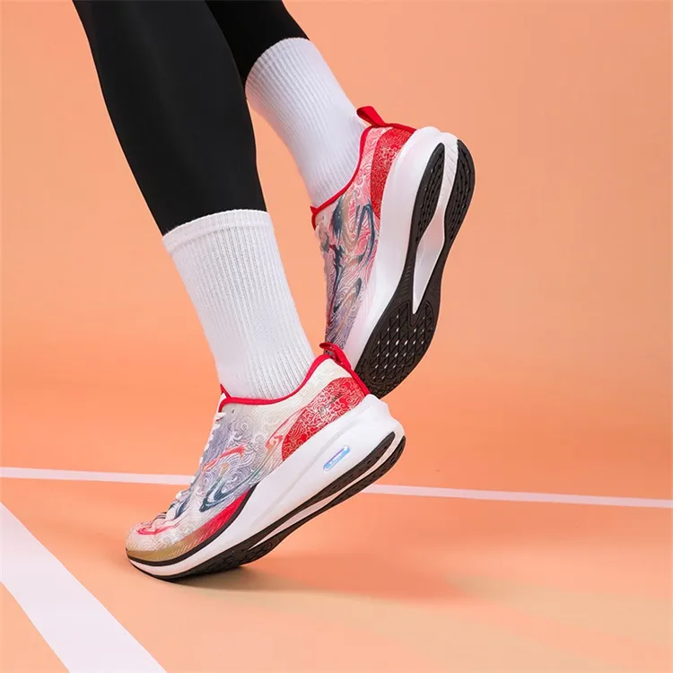 LPMX Rebound Wear-Resistant Lightweight Low-Top Casual Carbon Plate Running Shoes Men's China Red-6