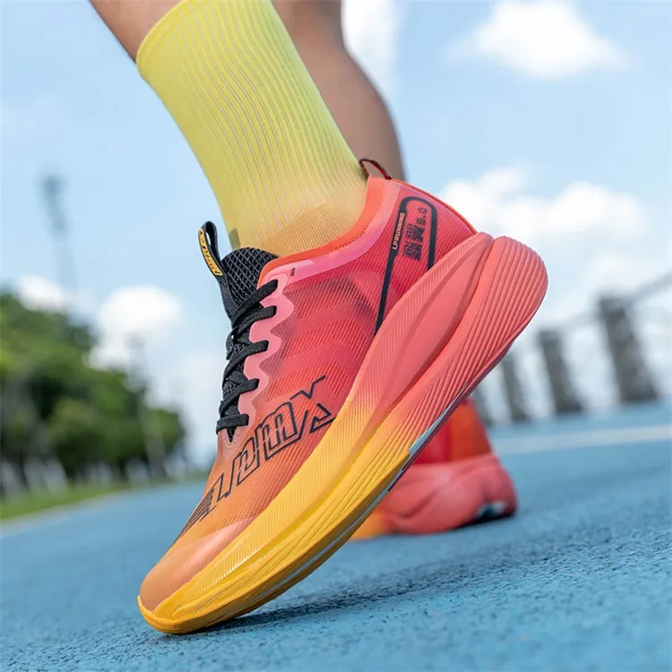 LPMX Running Shoes Unisex Low Top Lava Orange-8