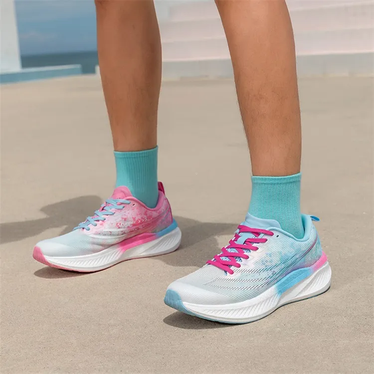 LPMX Running Shoes Women's Low Top New Pink Blue Mismatched/Qixi Festival Color Scheme-13