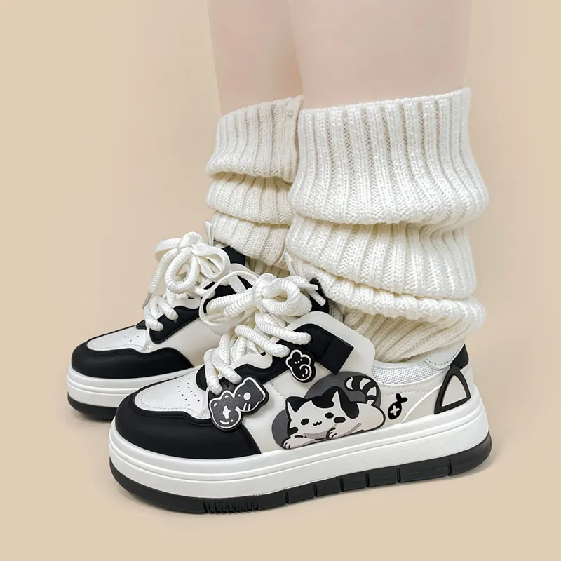 A&M Slip Resistant Waterproof Cushioning Low Top Skateboard Shoes Women's Black-2