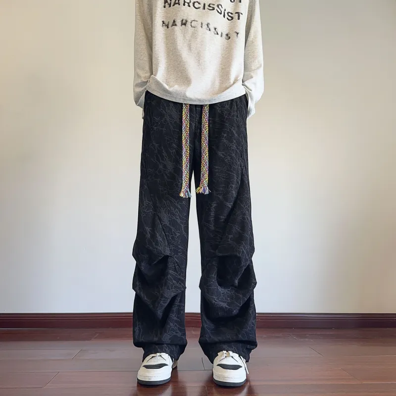 PAINT STAIN Casual Pants Unisex-17