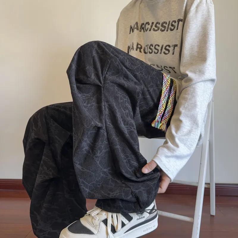 PAINT STAIN Casual Pants Unisex-26