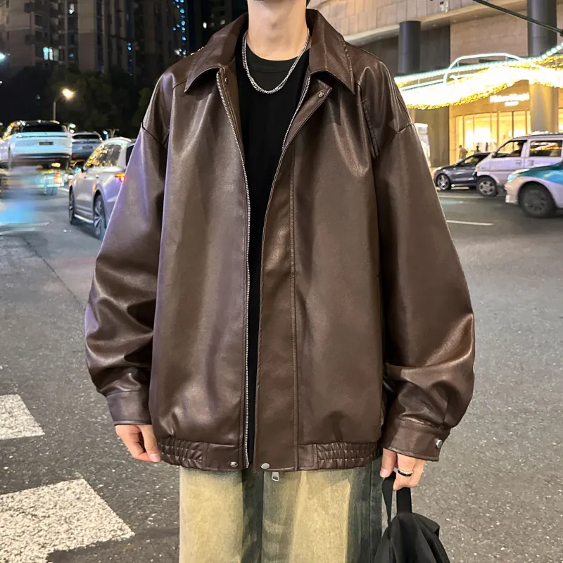 ZONEiD Leather Jackets Unisex-37