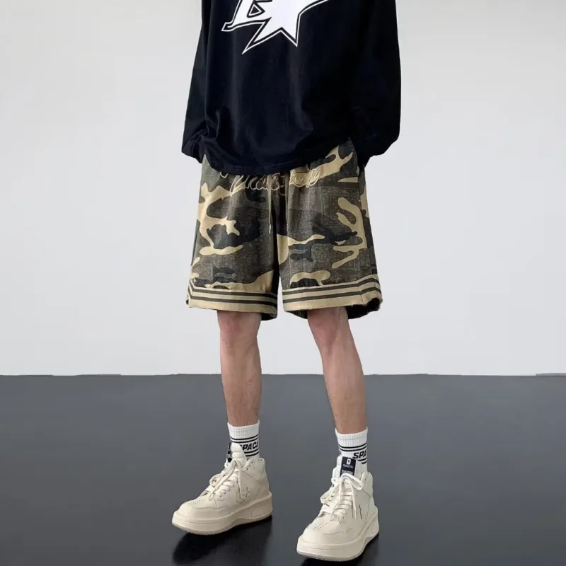 ZONEiD Casual Shorts Unisex Green-1