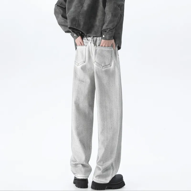 ZONEiD Jeans Unisex White-4