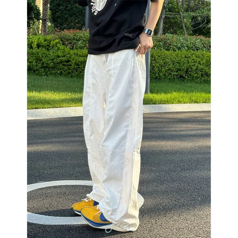 ZONEiD Casual Pants Unisex White-1
