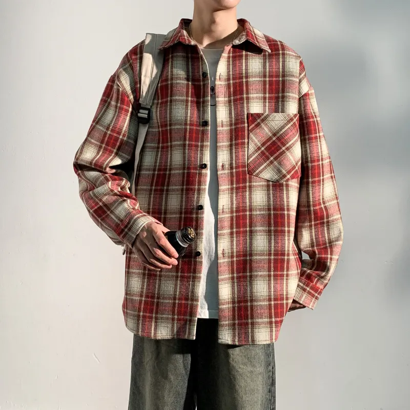 ZONEiD Shirt Unisex Yellow Plaid-20