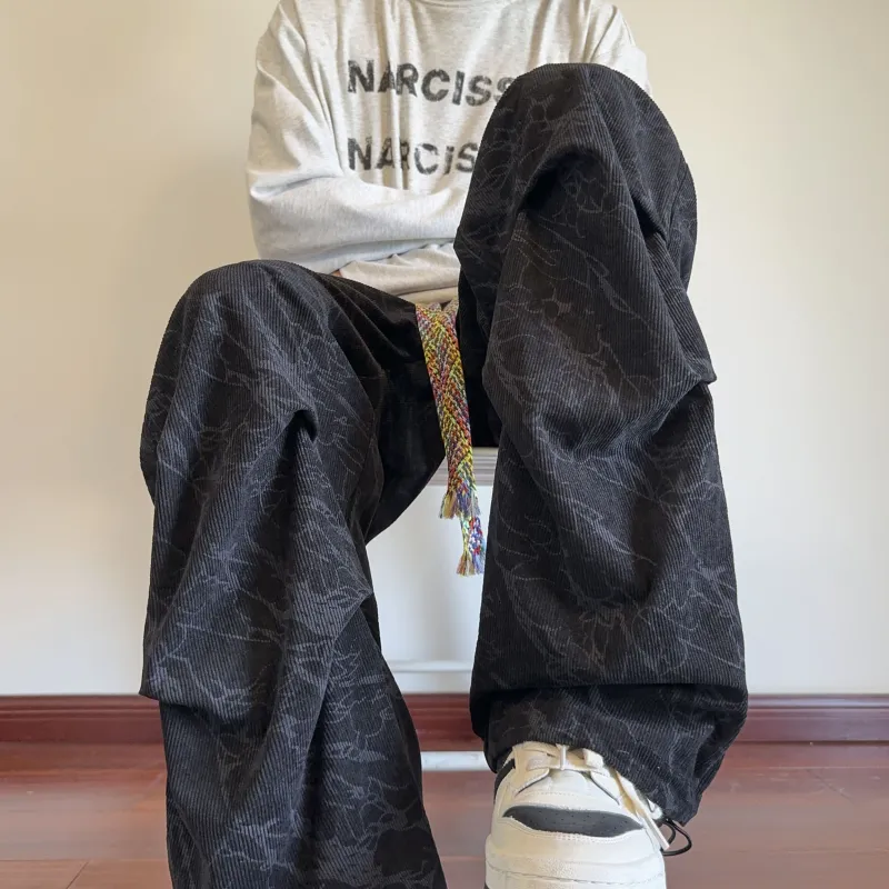 PAINT STAIN Casual Pants Unisex-24