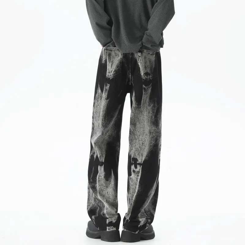 ZONEiD Jeans Unisex Black Gray Color-3