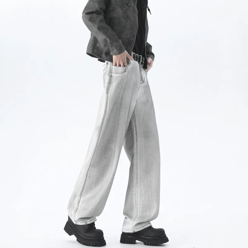 ZONEiD Jeans Unisex White-3