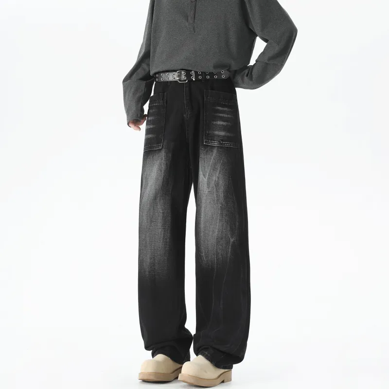 ZONEiD Jeans Unisex Black Gray Color-1