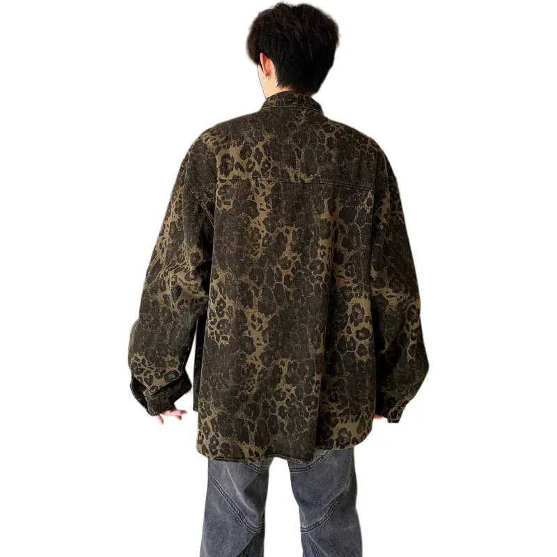 ZONEiD Jackets Unisex Leopard Print-1