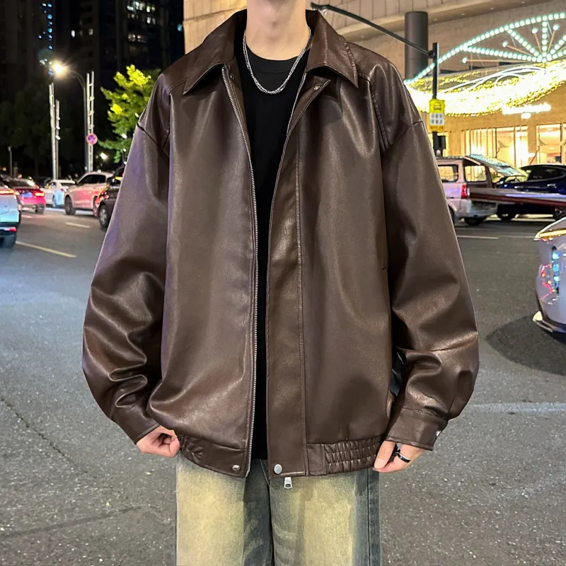 ZONEiD Leather Jackets Unisex-35