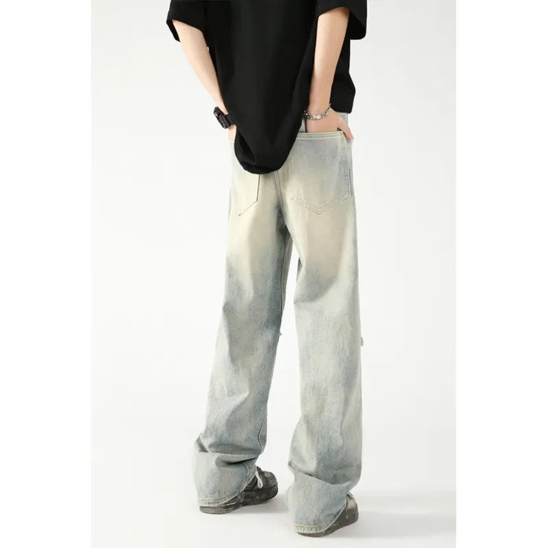 ZONEiD Jeans Unisex Yellow Mud-4