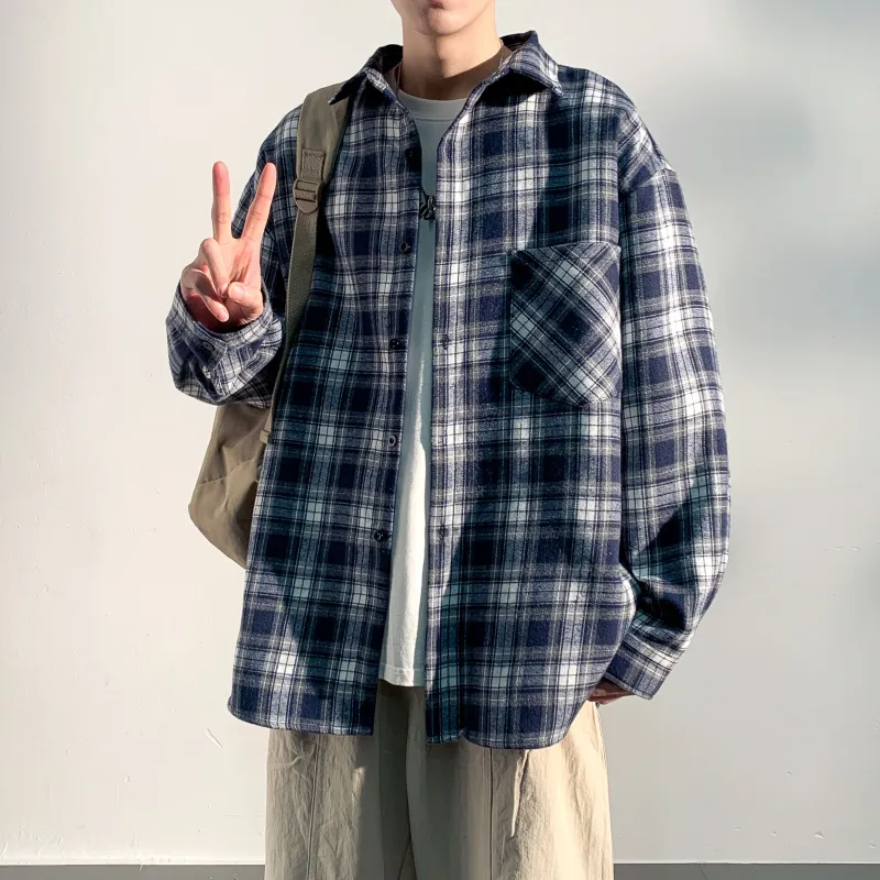 ZONEiD Shirt Unisex Yellow Plaid-16
