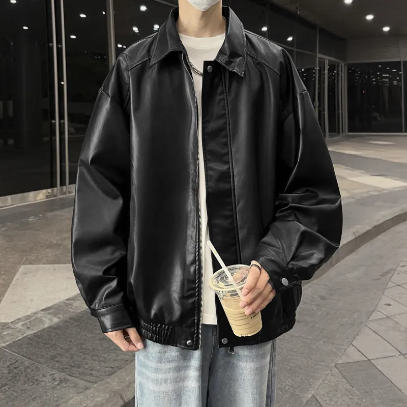 ZONEiD Leather Jackets Unisex-3