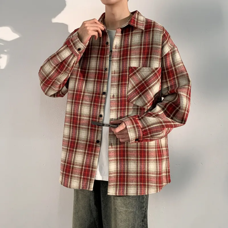 ZONEiD Shirt Unisex Yellow Plaid-21