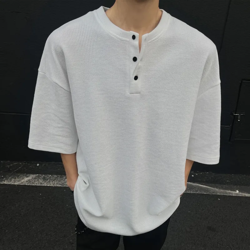 PAINT STAIN Versatile Basic T Shirt Unisex Classic Black-22