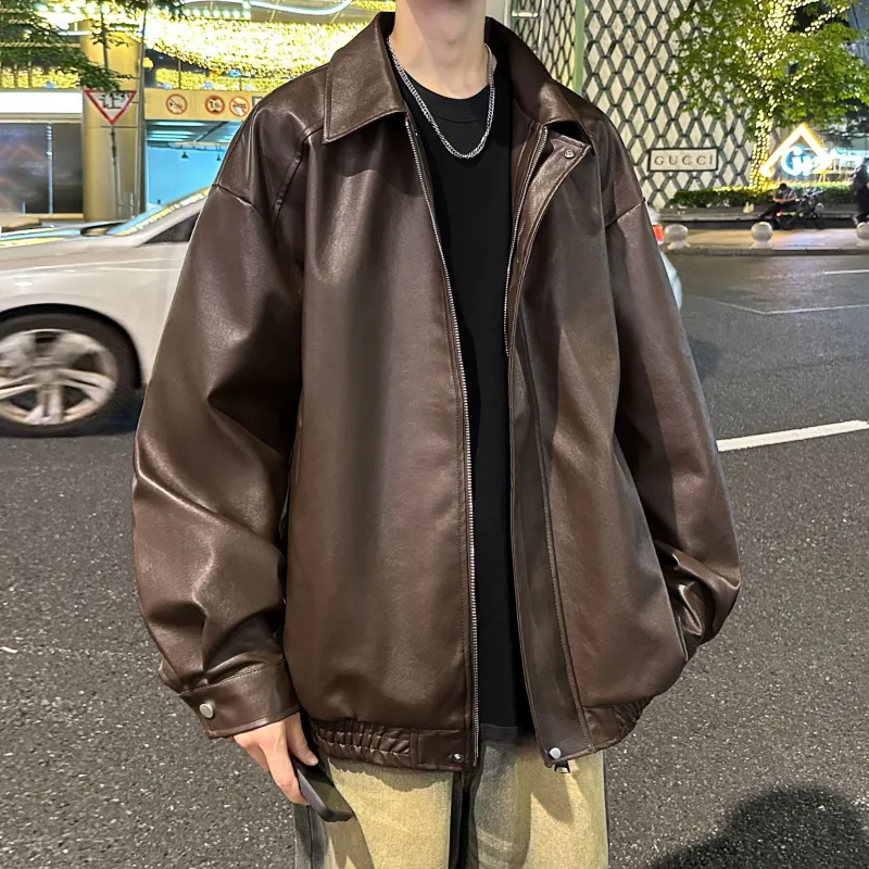 ZONEiD Leather Jackets Unisex-36