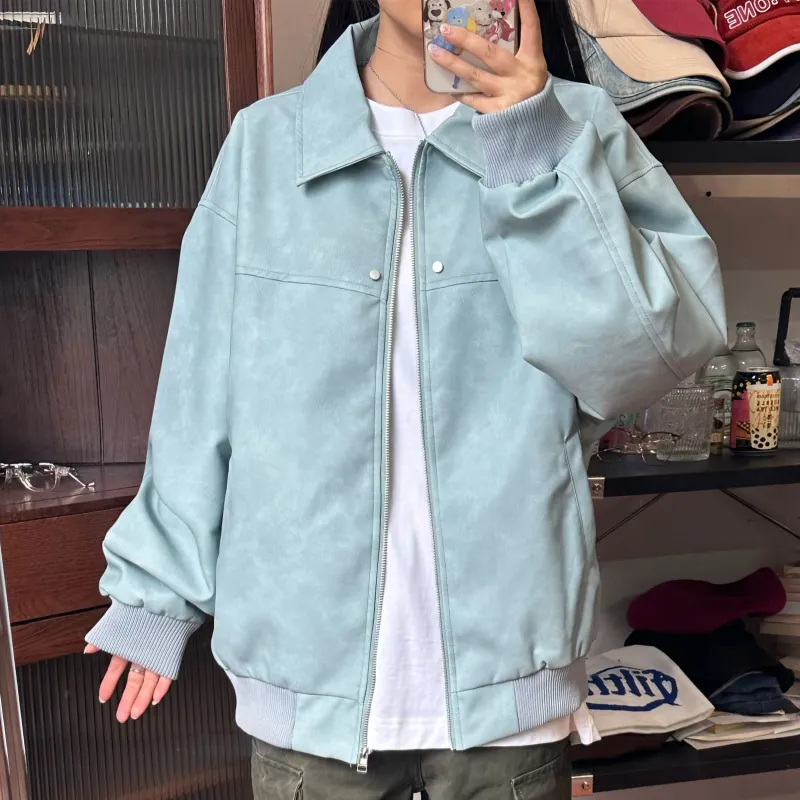 ZONEiD Leather Jackets Unisex-16