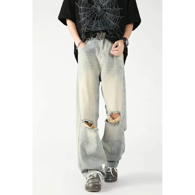 ZONEiD Jeans Unisex Yellow Mud-2
