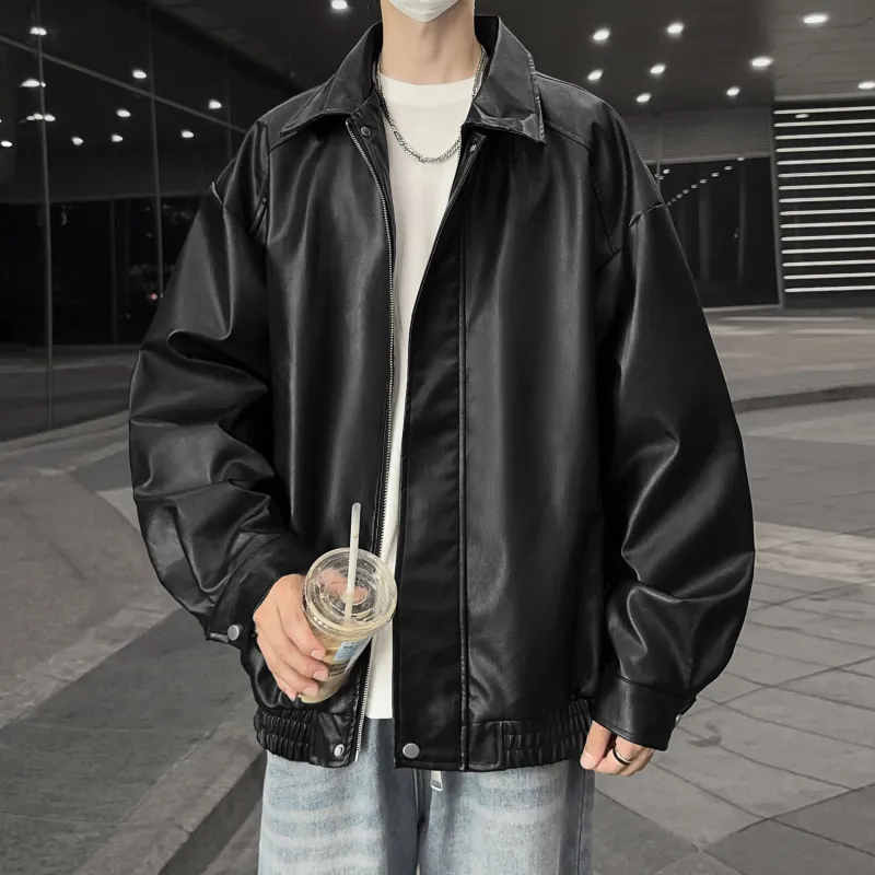 ZONEiD Leather Jackets Unisex-5