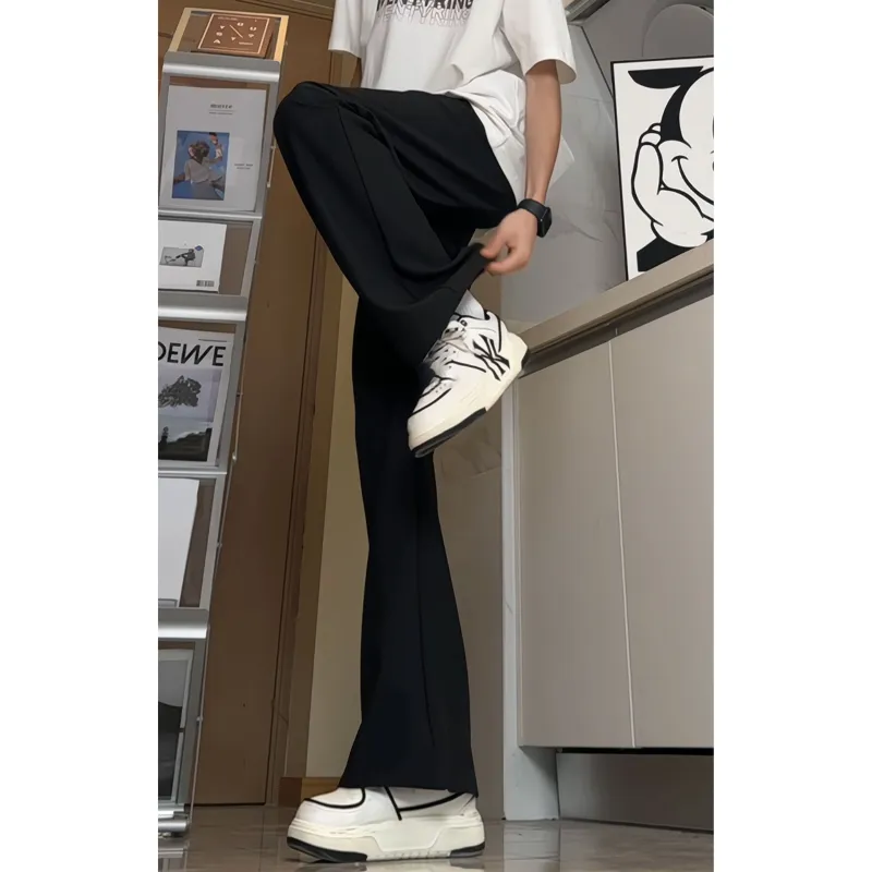 ZONEiD Casual Pants Unisex Black-13