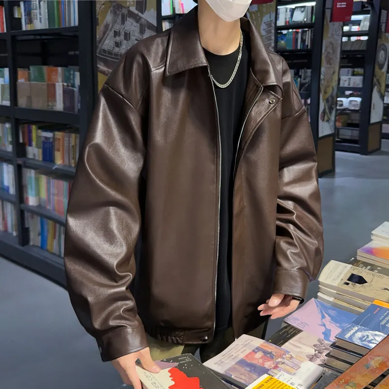 ZONEiD Leather Jackets Unisex-33