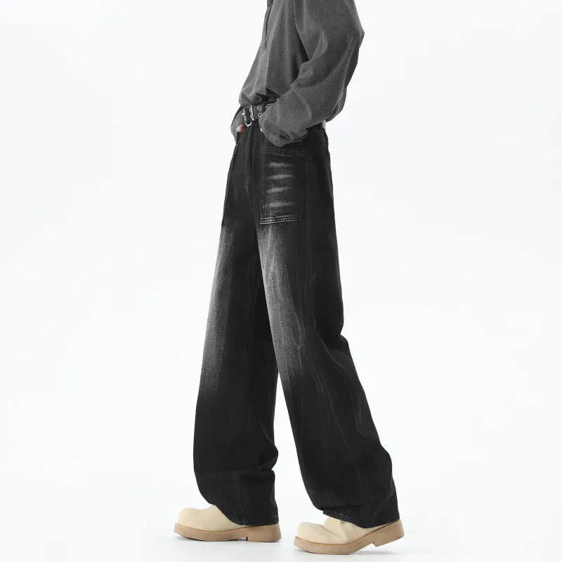 ZONEiD Jeans Unisex Black Gray Color-3