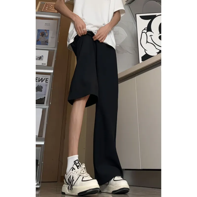 ZONEiD Casual Pants Unisex Black-5