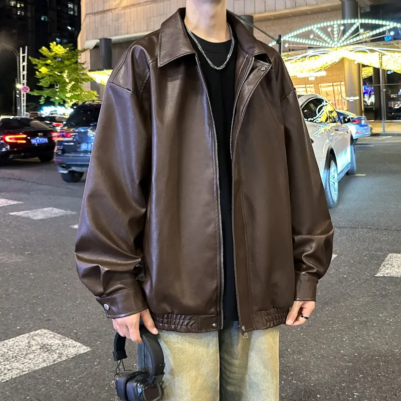 ZONEiD Leather Jackets Unisex-40