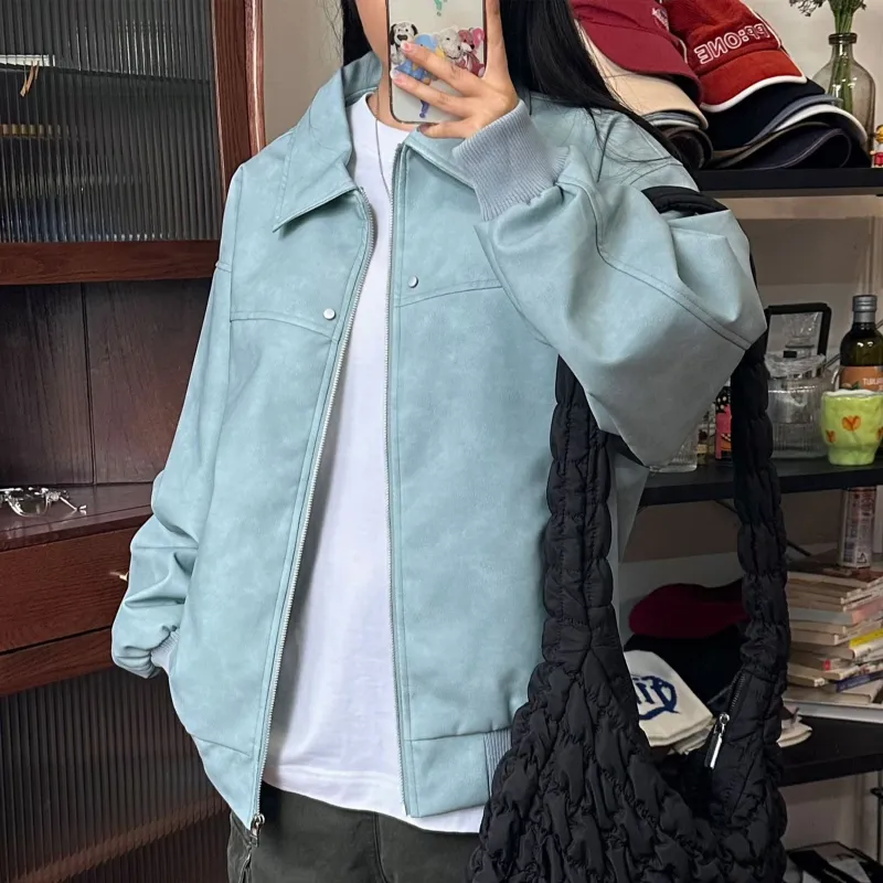 ZONEiD Leather Jackets Unisex-15