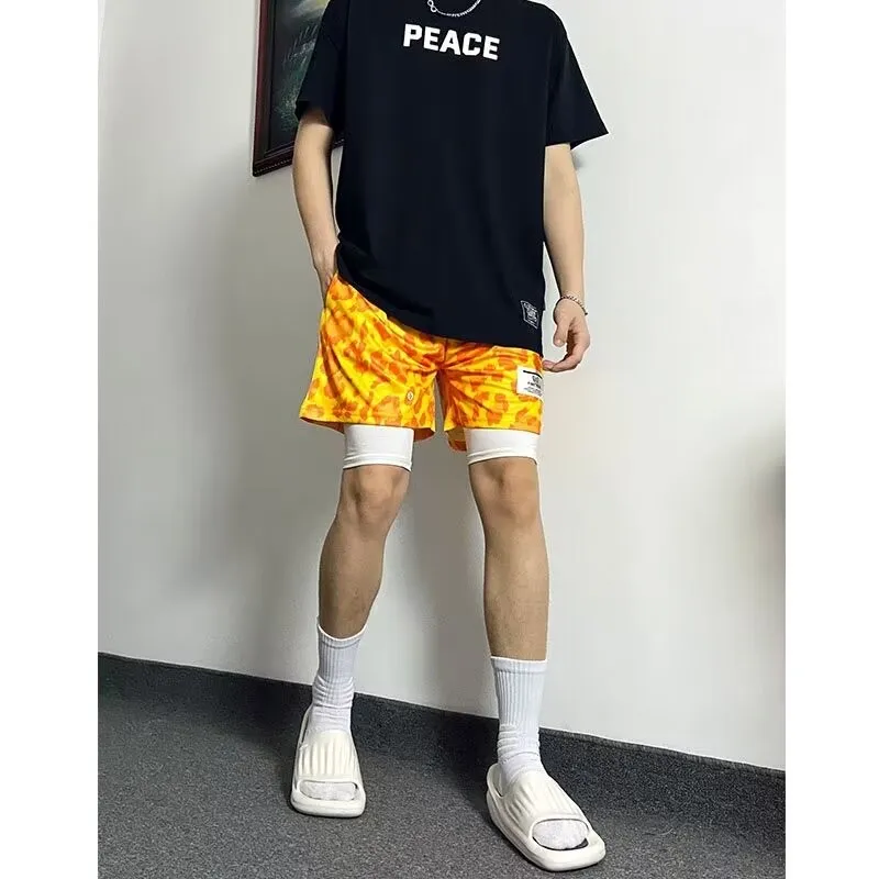 WELTER EXPERIMENT Fashion Casual Shorts Unisex-9