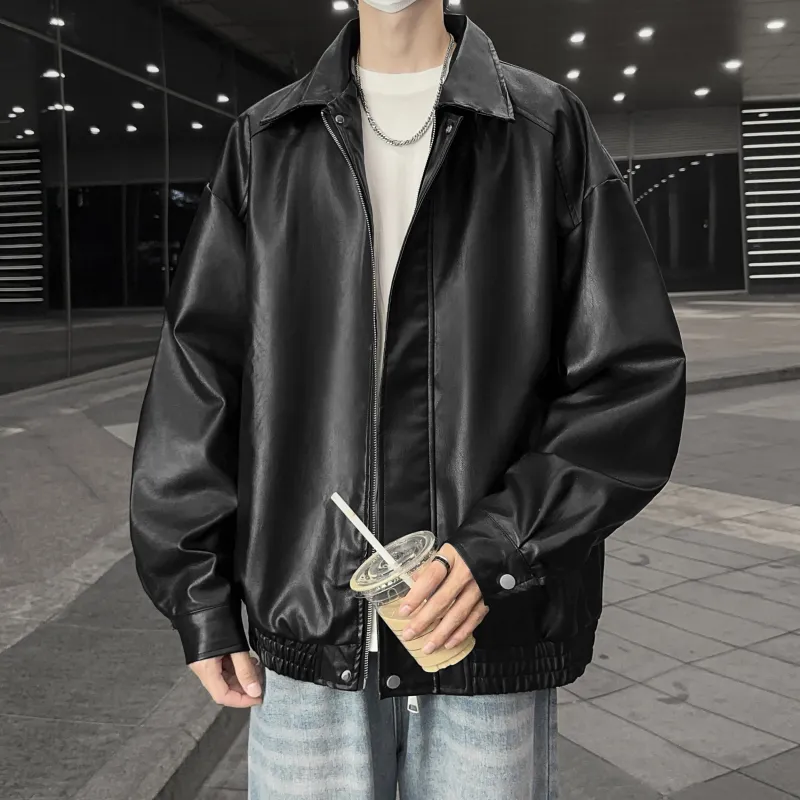 ZONEiD Leather Jackets Unisex-4