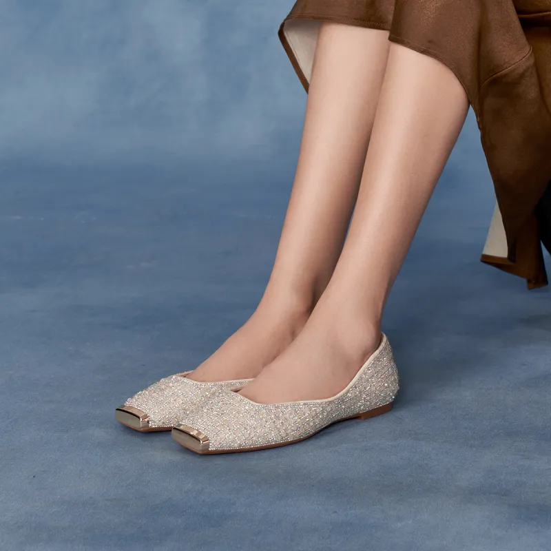 ST&SAT Crystal Love 2.0 Light Mouth Single Shoe 1CM Women's-5