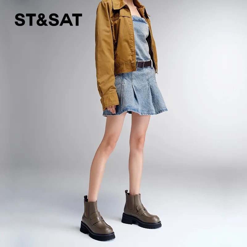 ST&SAT Short Chelsea Boots Women's-14