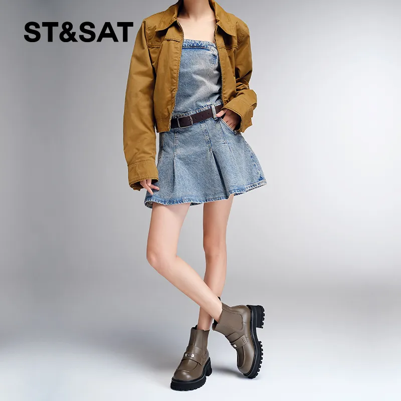 ST&SAT Short Chelsea Boots Women's-13