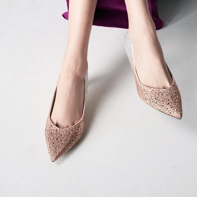 ST&SAT Wedding Shoes For Couples Slim Heel High Heels 5.5cm Women's-4