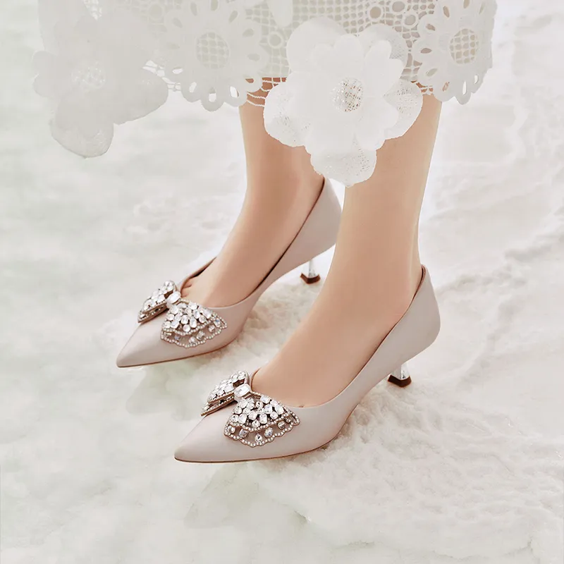 ST&SAT Slim Heel High Heels 4.5cm Women's-15
